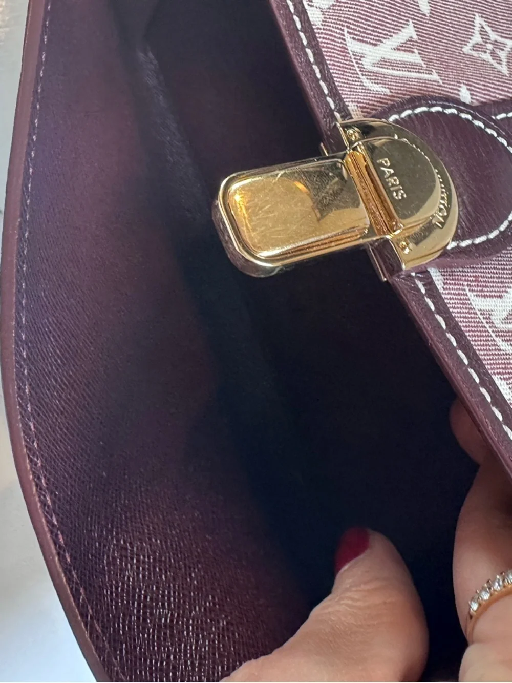 Louis Vuitton Sepia Monogram Idylle Canvas & Leather Sarah Wallet